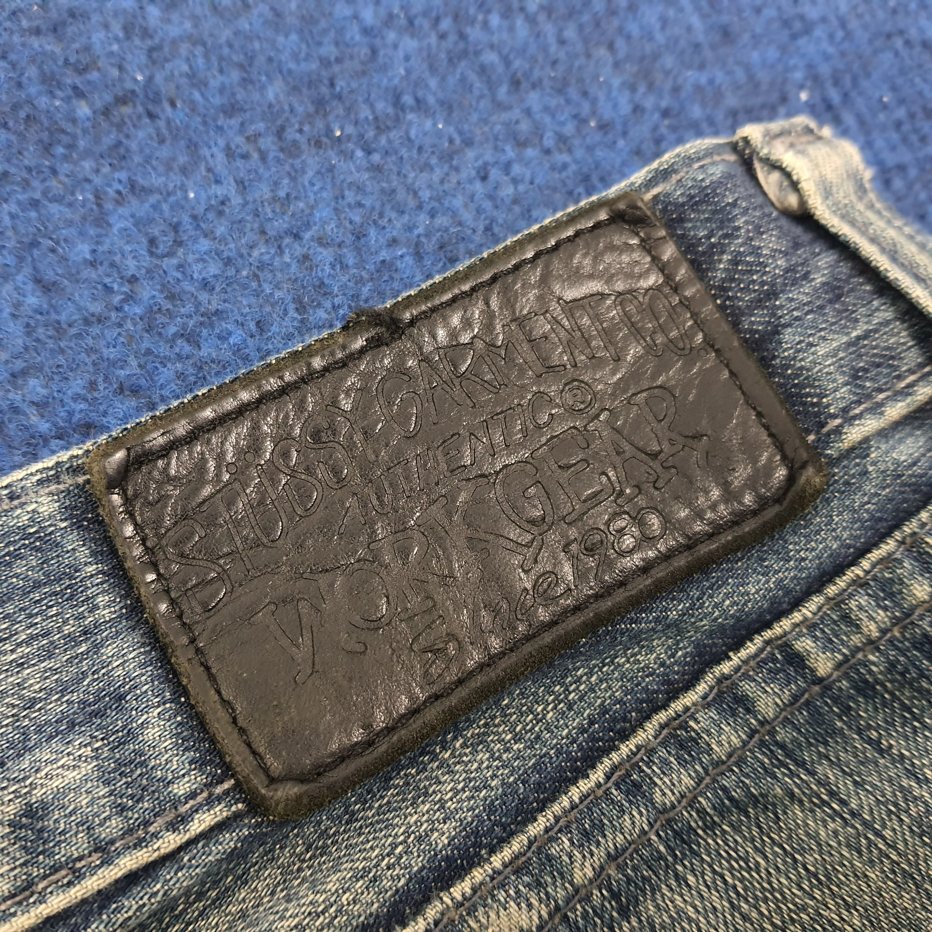 Stussy Vintage Stussy Authentic Workgear Custom Logo Jeans C265N5 Size US 34 / EU 50 - 3 Thumbnail