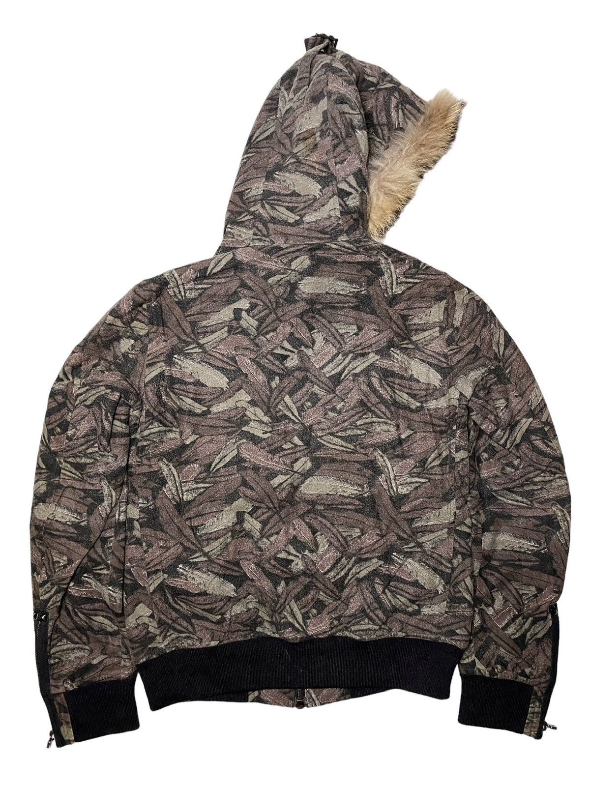 If Six Was Nine 2000's Roar Guns Fur Feather Multizip Hoodie Size US M / EU 48-50 / 2 - 5 Thumbnail