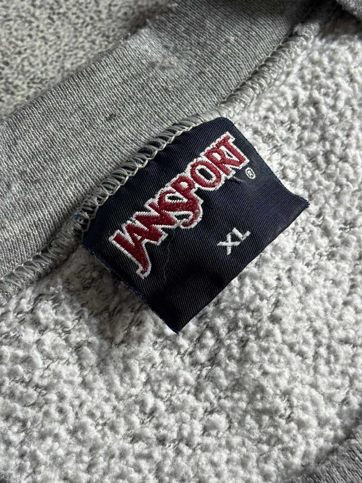 Jansport × Vintage JanSport XL Michigan university thrashed sweatshirt jumper Size US XL / EU 56 / 4 - 6 Thumbnail