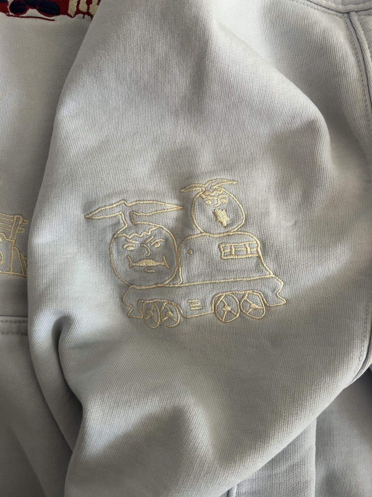 Brain Dead Brain Dead Light Blue Patch Hoodie Size US S / EU 44-46 / 1 - 5 Thumbnail