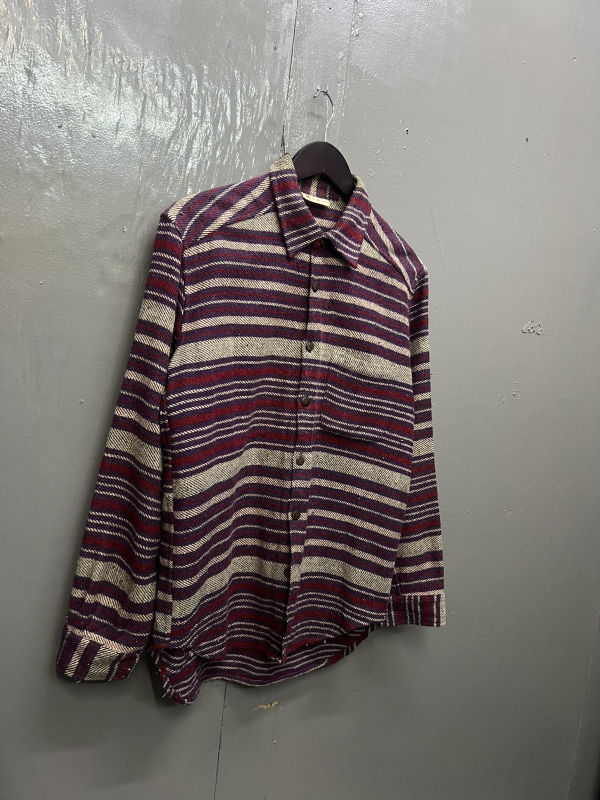 Vintage Vintage Mola Stripe Flannel Size US M / EU 48-50 / 2 - 3 Thumbnail