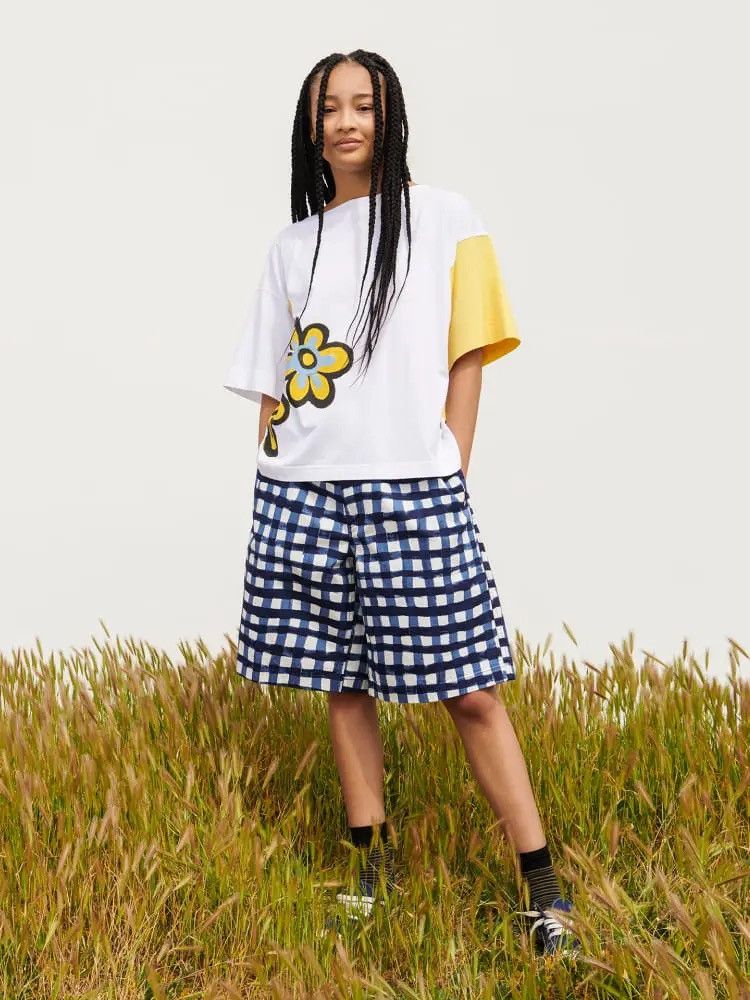 Marni × Uniqlo Marni X Uniqlo Japan ‘21/22 BNWT WMN Boxy Oversize Tee Size S / US 4 / IT 40 - 3 Thumbnail