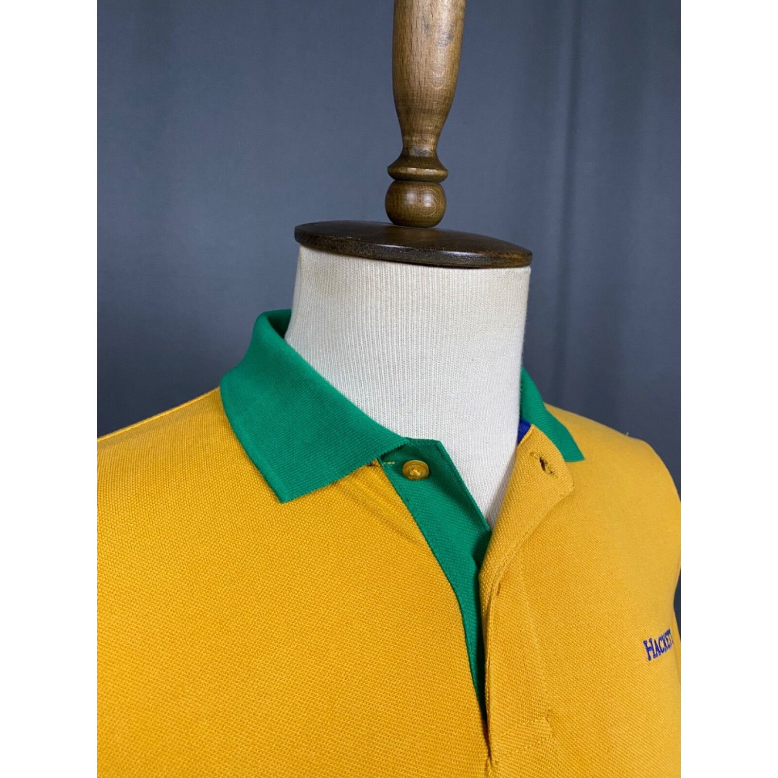 Hackett NWT Hackett Brazil Men's Yellow Polo T-Shirt Size M Size US M / EU 48-50 / 2 - 6 Thumbnail