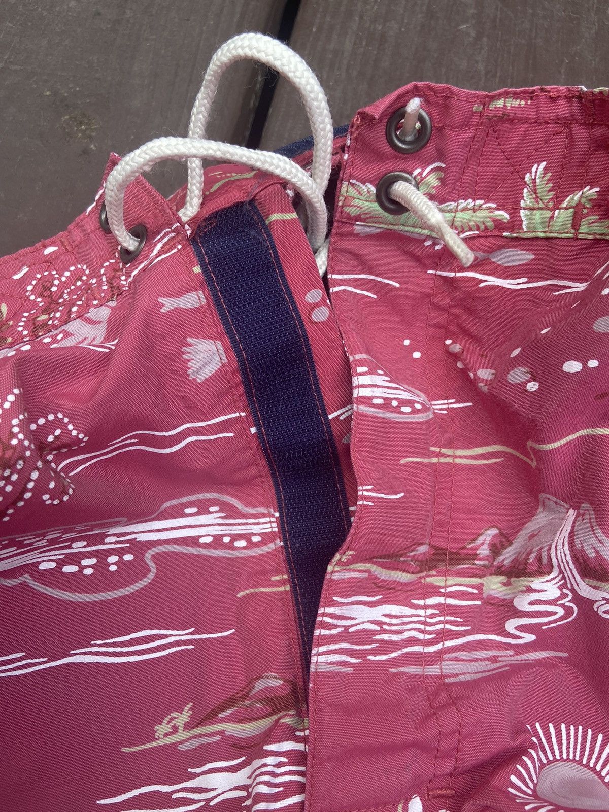 Polo Ralph Lauren × Vintage Vintage Polo Sport Swim Trunks XL 39” Y2K Hawaiian Floral Size US 39 - 12 Thumbnail