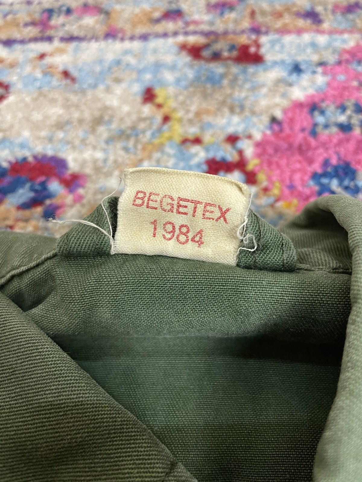 Vintage 1984 Begetex Belgium Army Issue Field Combat Jacket Size US M / EU 48-50 / 2 - 5 Thumbnail