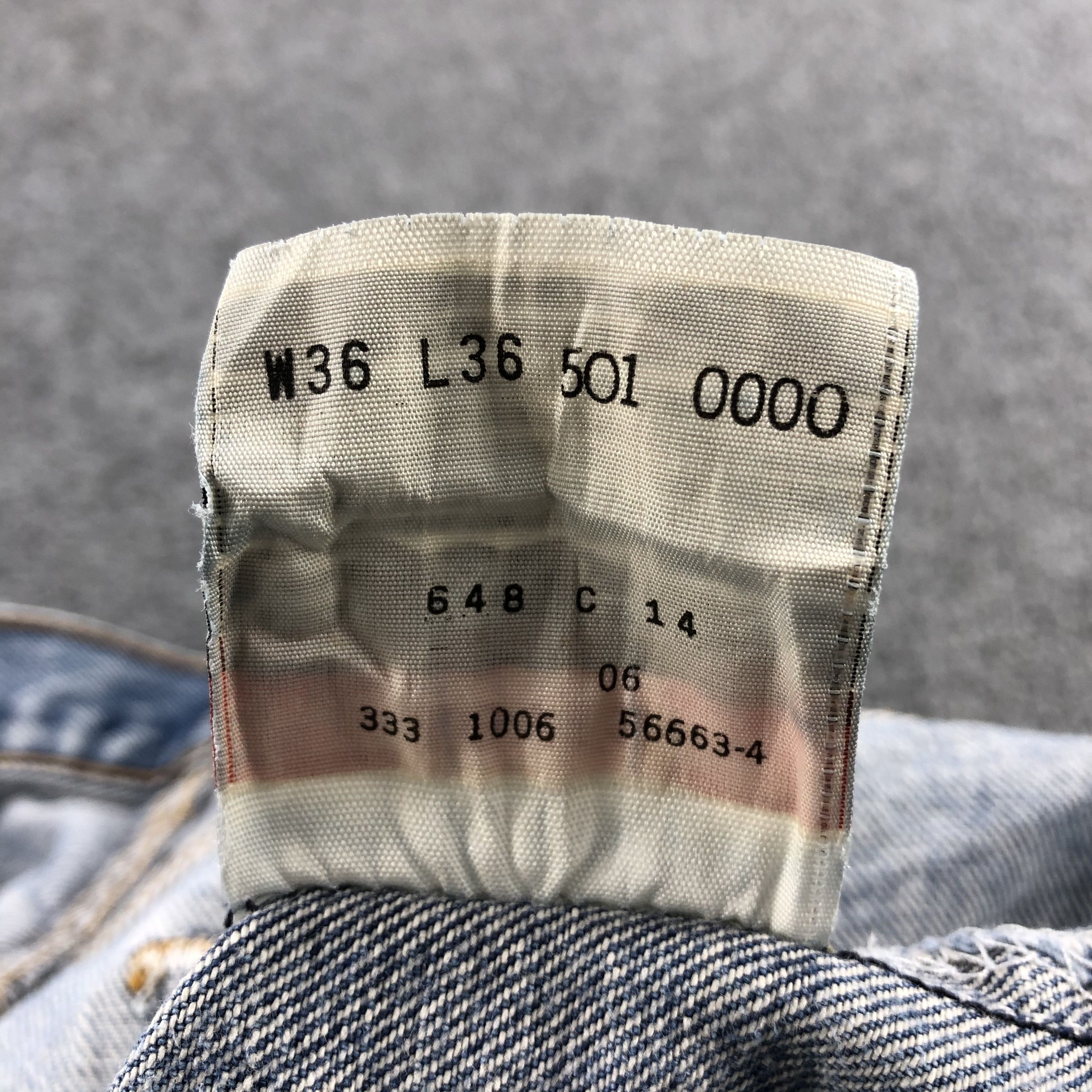 Levi's × Vintage 90s Vintage Blue Wash Levis 501 Jeans-JM1686 Size US 34 / EU 50 - 14 Thumbnail