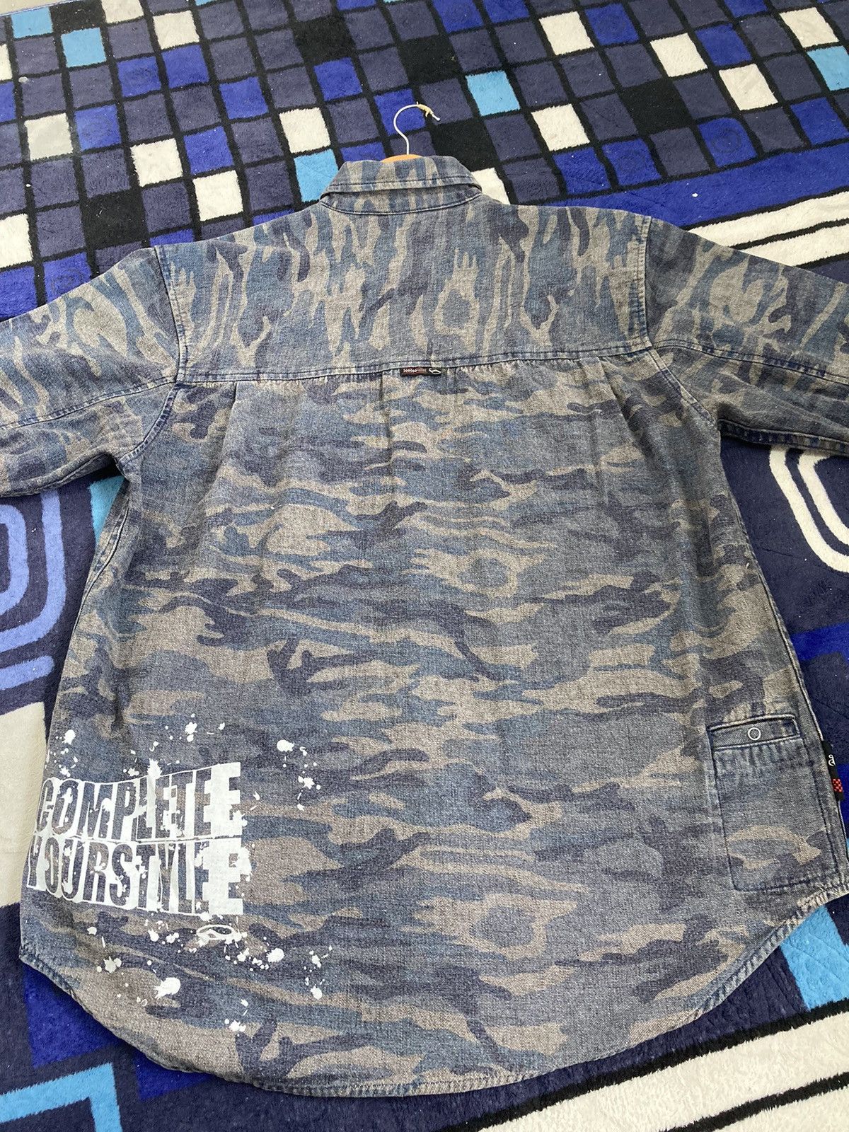 Vans Old Vans SKATEROOTS Denim Camo Flannel Size US L / EU 52-54 / 3 - 4 Thumbnail