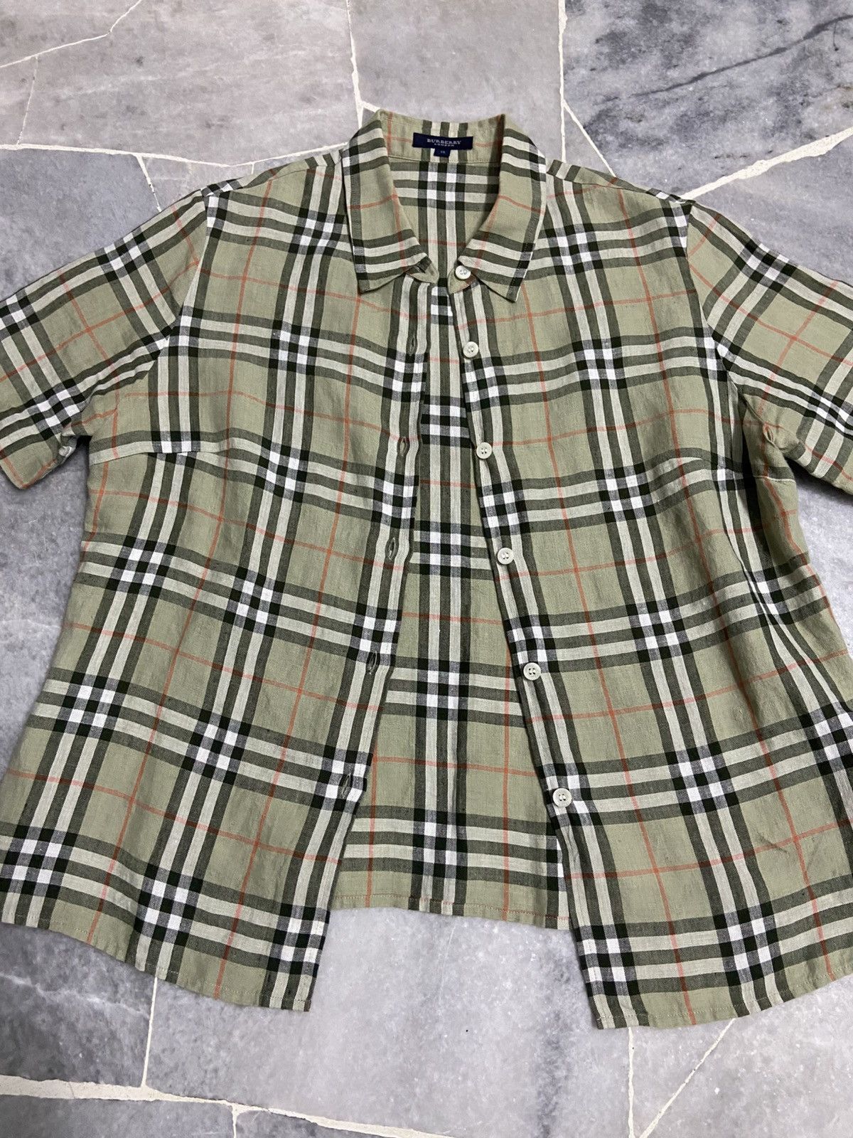 Burberry Burberry London Nova Check Short Sleeve Shirt Size US M / EU 48-50 / 2 - 7 Thumbnail