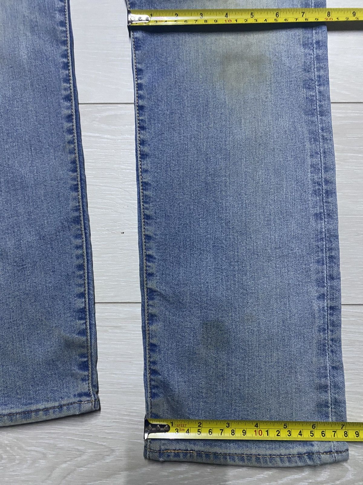 Levi's Vintage Levis 502 Faded Wash Distressed Slim Fit Size US 30 / EU 46 - 15 Thumbnail