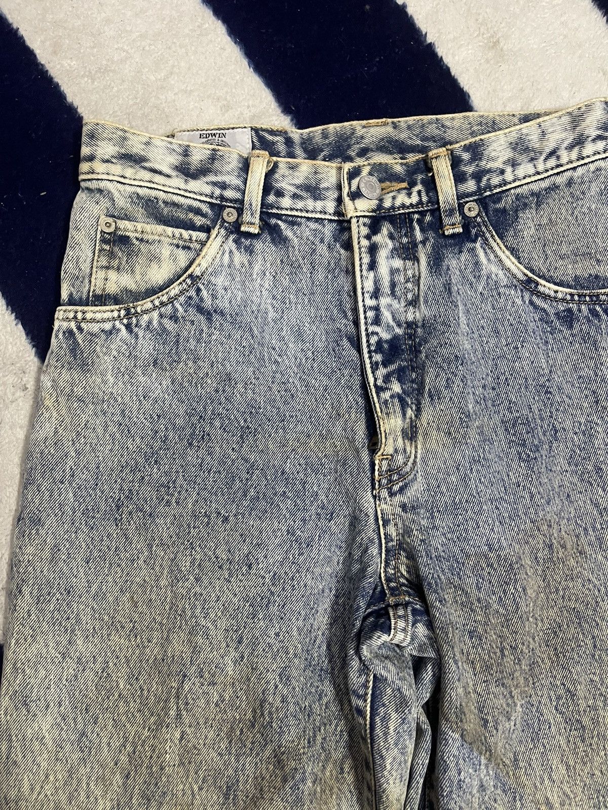 Edwin × Japanese Brand Edwin Acid Wash Jeans (14) Size US 30 / EU 46 - 12 Thumbnail