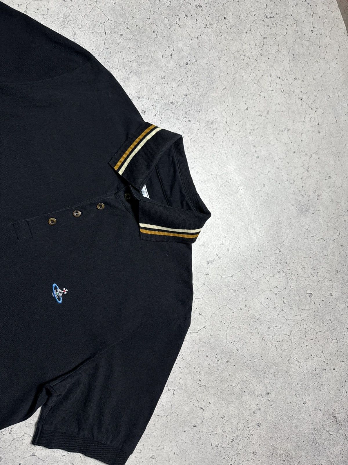 Vivienne Westwood Vivienne Westwood Luxury Polo Shirt Black Size US XL / EU 56 / 4 - 4 Thumbnail