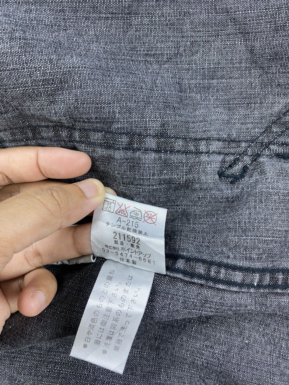 Hai Sporting Gear × Issey Miyake × Vintage Vintage Issey Miyake HAI Sporting Gear Denim Jacket Size US M / EU 48-50 / 2 - 12 Thumbnail