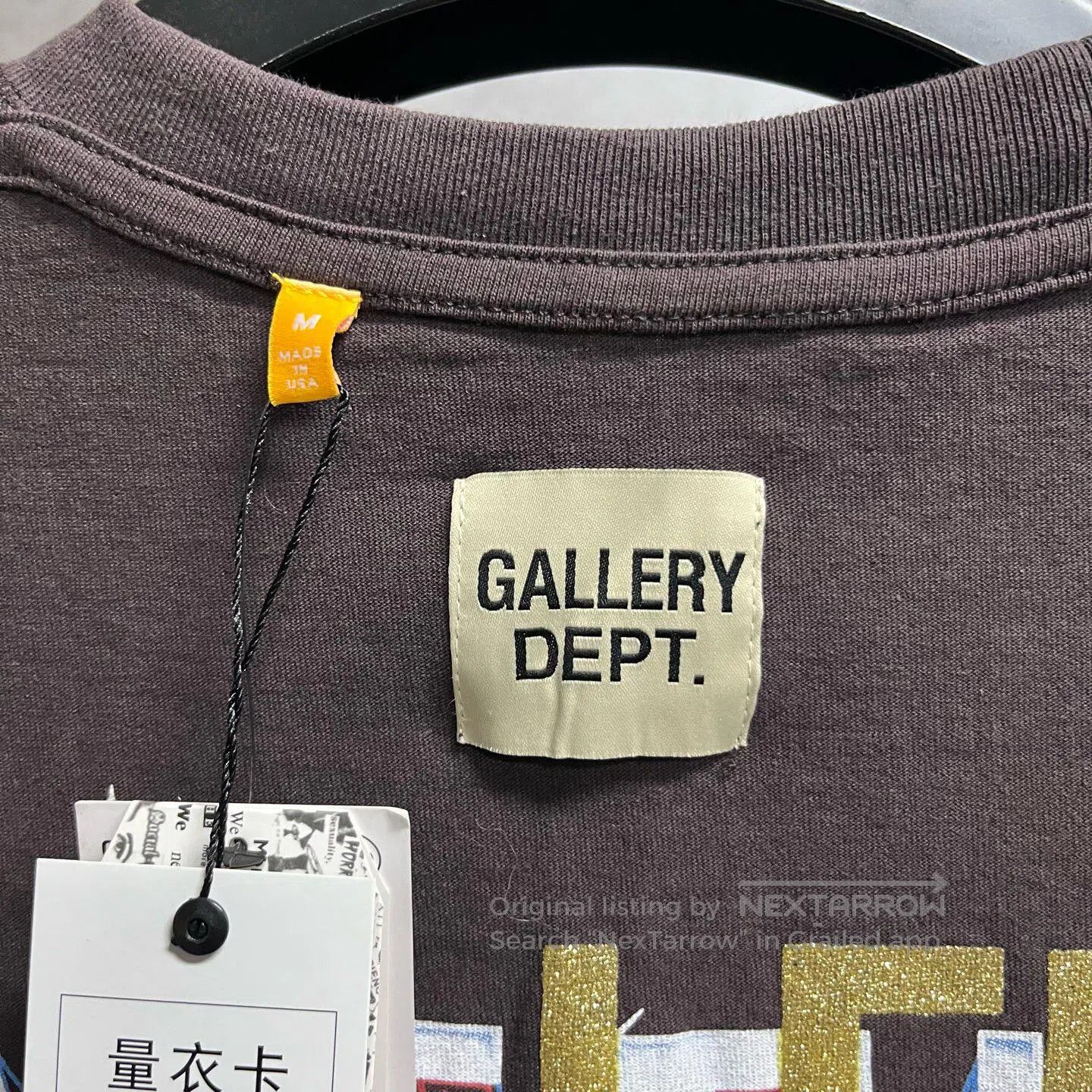 Gallery Dept. gallery dept Short-sleeved T-shirt with round-neck design Size US M / EU 48-50 / 2 - 3 Thumbnail