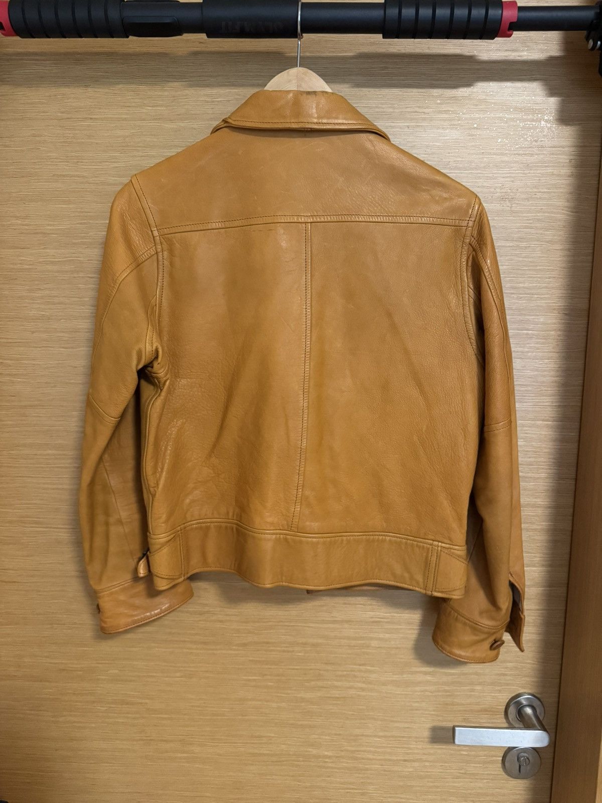 Neighborhood Neighborhood Tan Leather Jacket Size US S / EU 44-46 / 1 - 2 Thumbnail