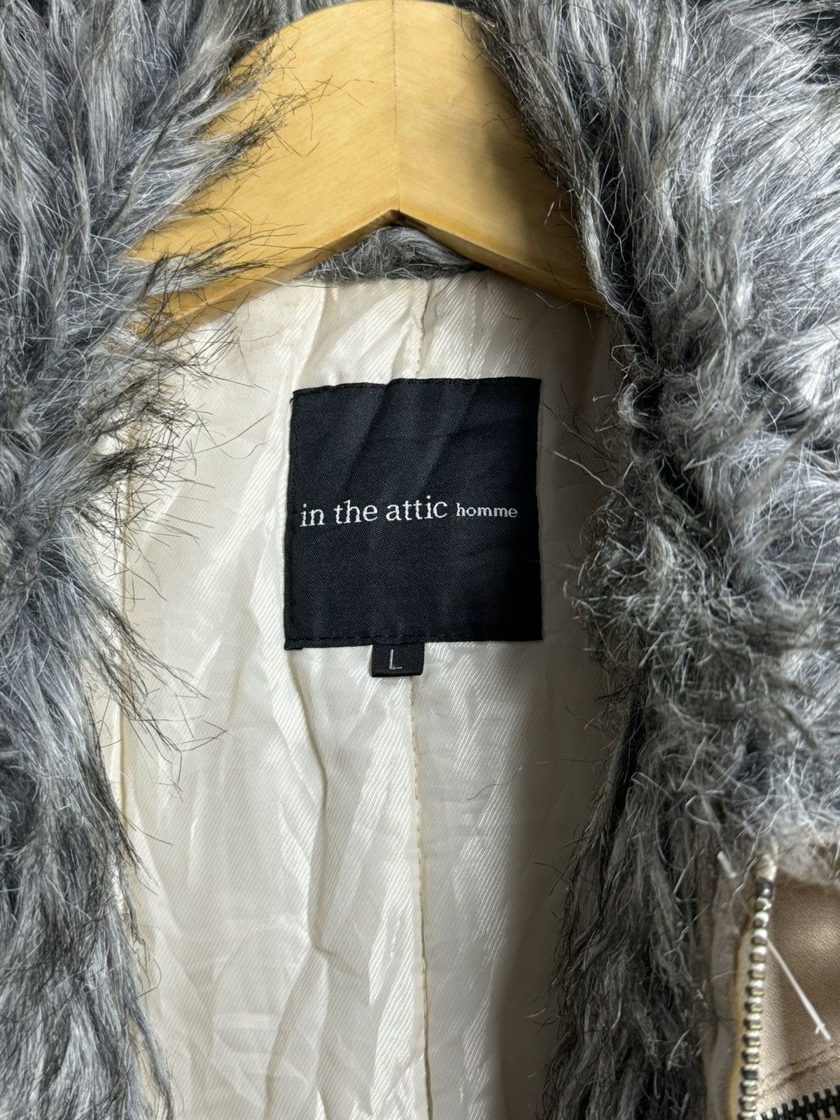14th Addiction IN THE ATTIC FUR JACKET SEDITIONERIES GOTHIC PUNK Size US M / EU 48-50 / 2 - 7 Thumbnail