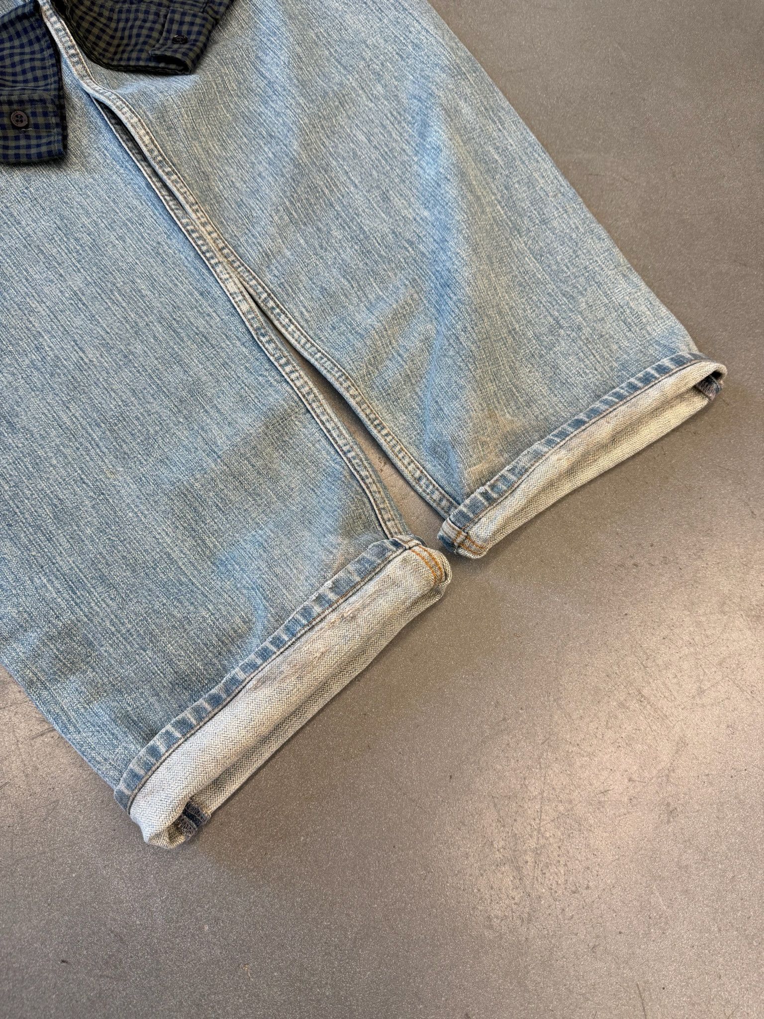 Balenciaga SS21 Balenciaga Hybrid Flannel Shirt Denim Jeans Size US 36 / EU 52 - 9 Thumbnail