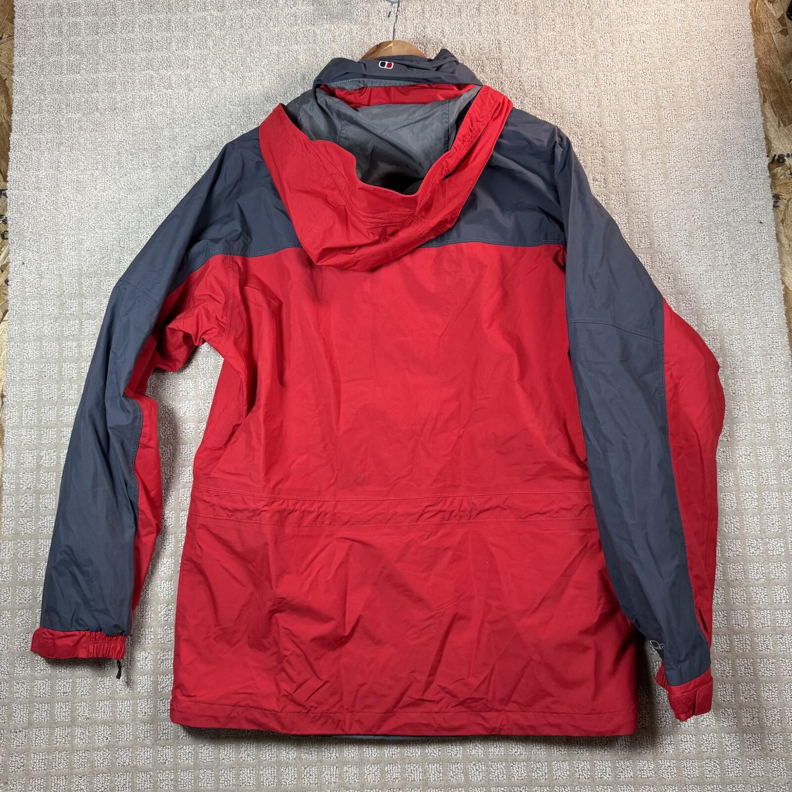 Berghaus Berghaus Nylon Rain Jacket Red Grey Large Size US L / EU 52-54 / 3 - 6 Thumbnail