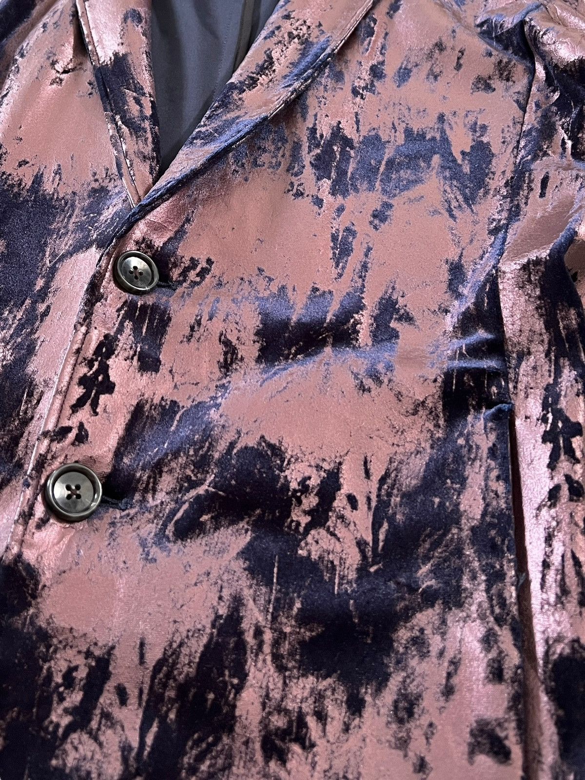 Tornado Mart Tornado Mart Coated Velvet Long Coat Size US M / EU 48-50 / 2 - 8 Thumbnail