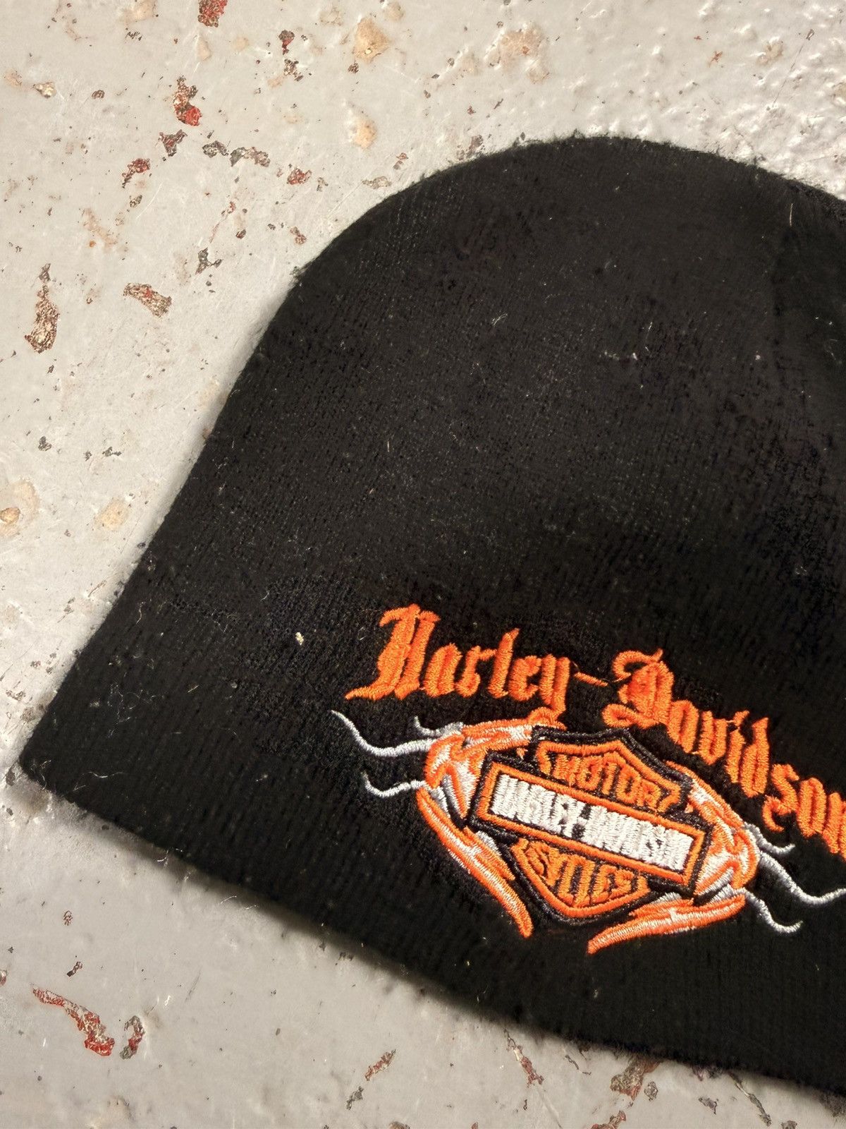 Harley Davidson Vintage Harley Davidson Beanie Size ONE SIZE - 2 Thumbnail
