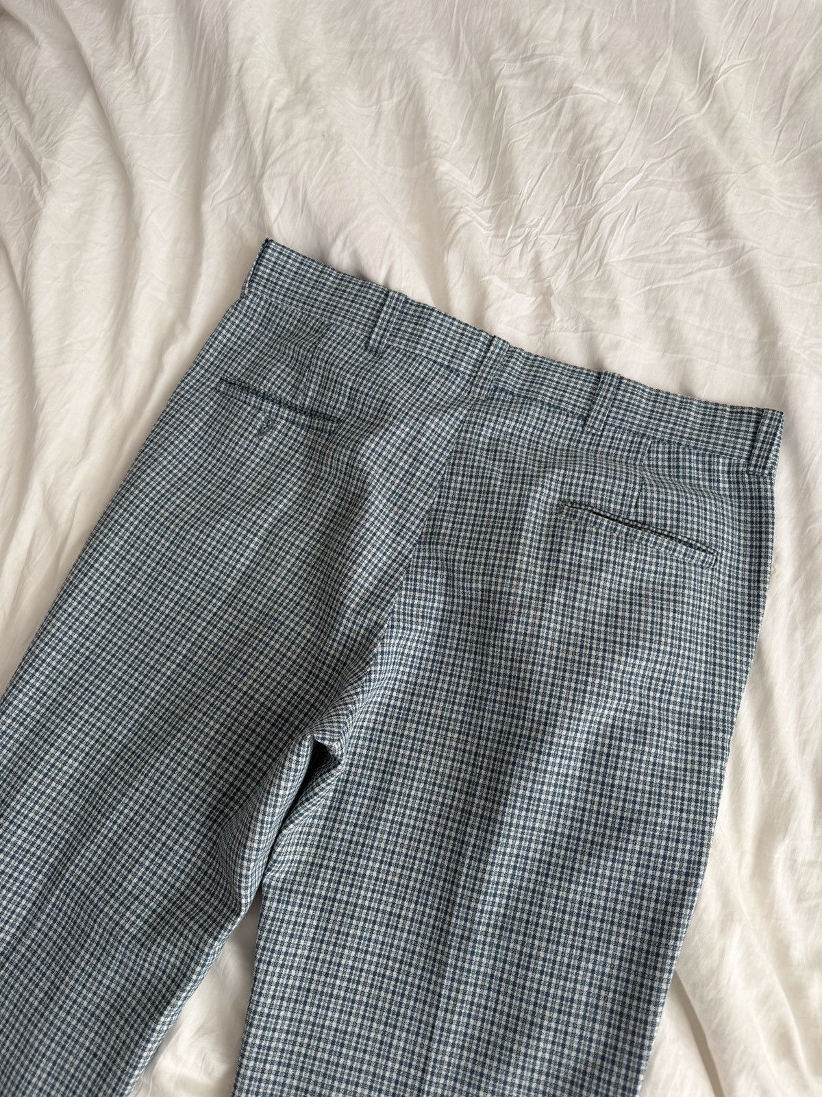 Vintage vintage gingham pants Size US 34 / EU 50 - 2 Thumbnail