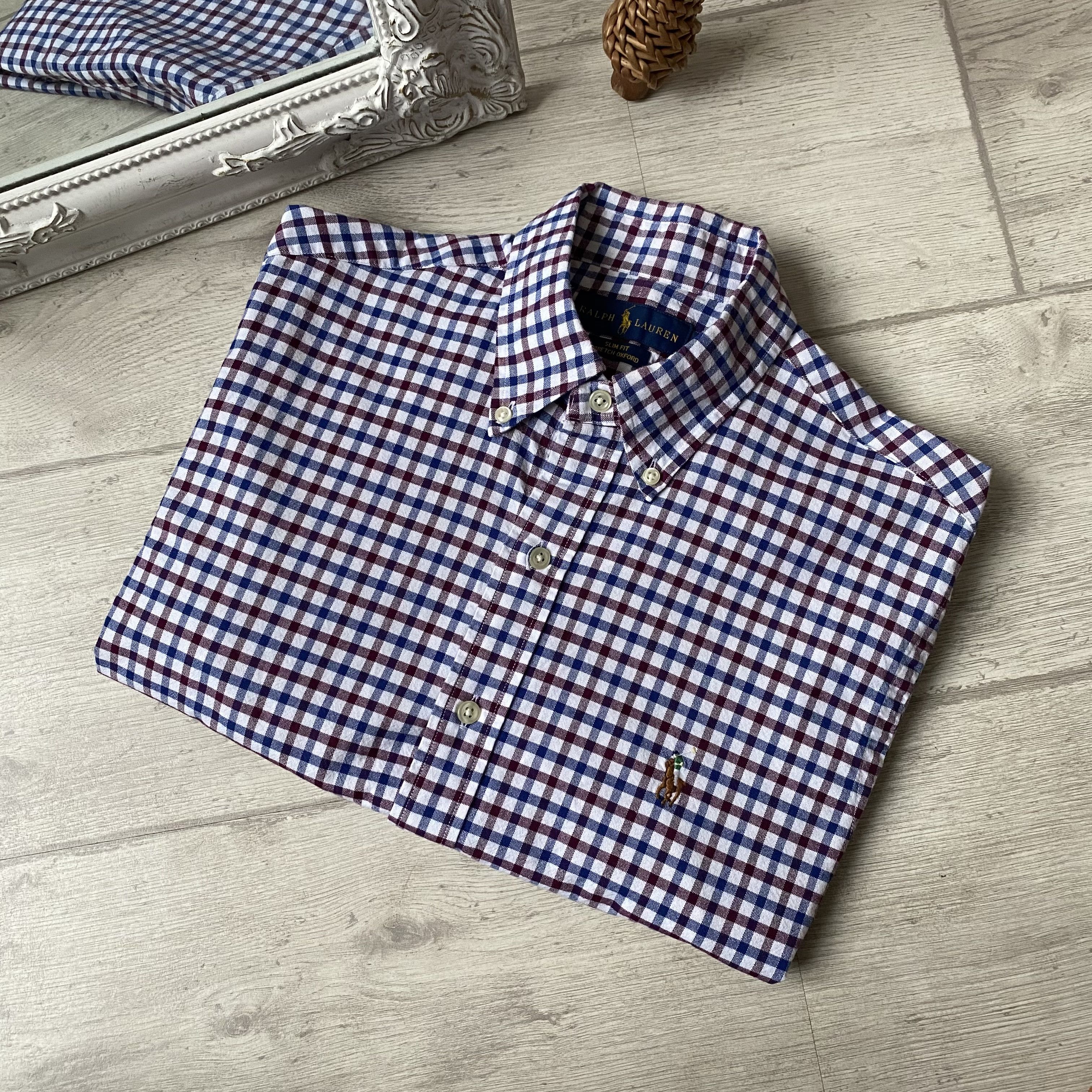 Polo Ralph Lauren 🏇 Oldmoney POLO RALPH LAUREN Flannel Shirt Checked Size US S / EU 44-46 / 1 - 1 Thumbnail