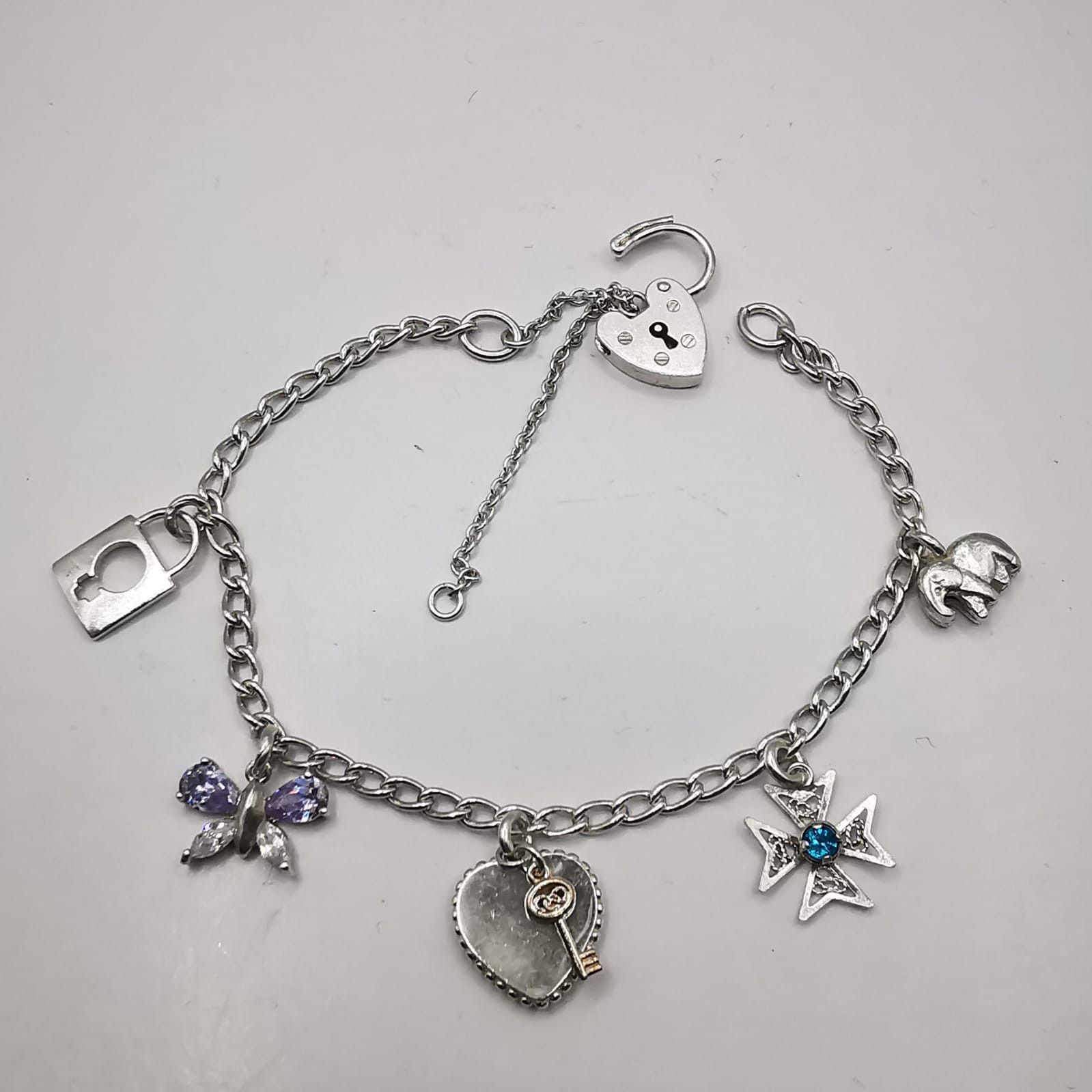 Vintage Vintage Bracelet Jewelry,925 Sterling Silver seal,11,82g Size ONE SIZE - 2 Thumbnail