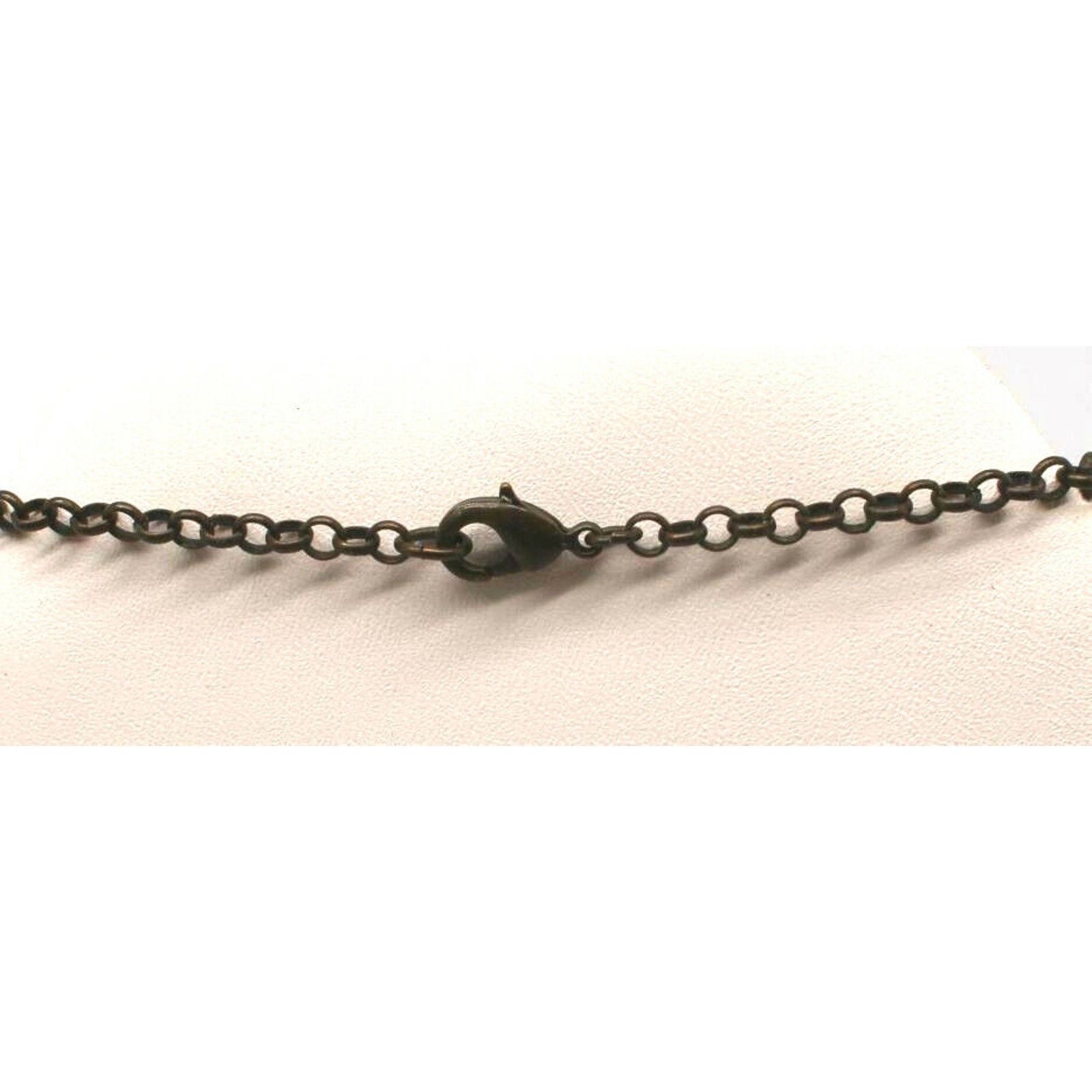 Other Vintage Dangle Charm Bead Necklace Burgandy Pink Size ONE SIZE - 3 Thumbnail