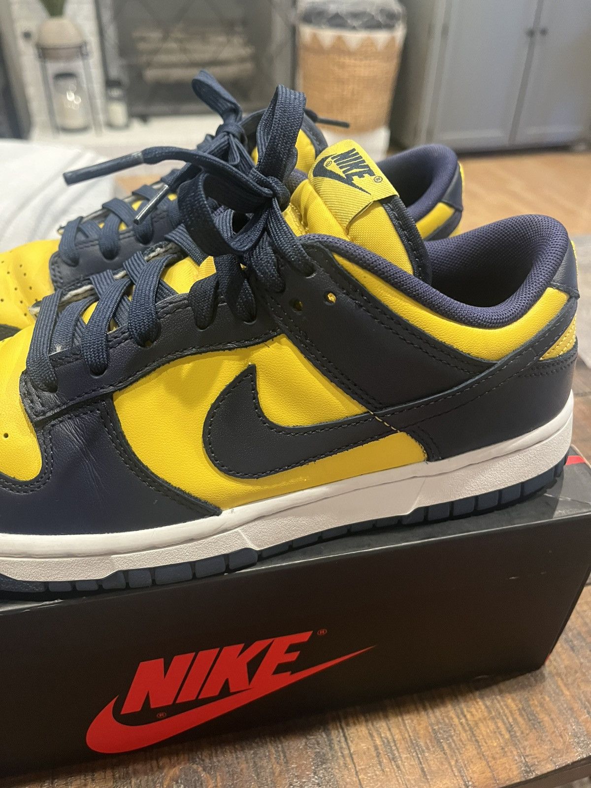Nike Nike Dunk Low “Michigan” size 8 Size US 8 / EU 41 - 3 Thumbnail