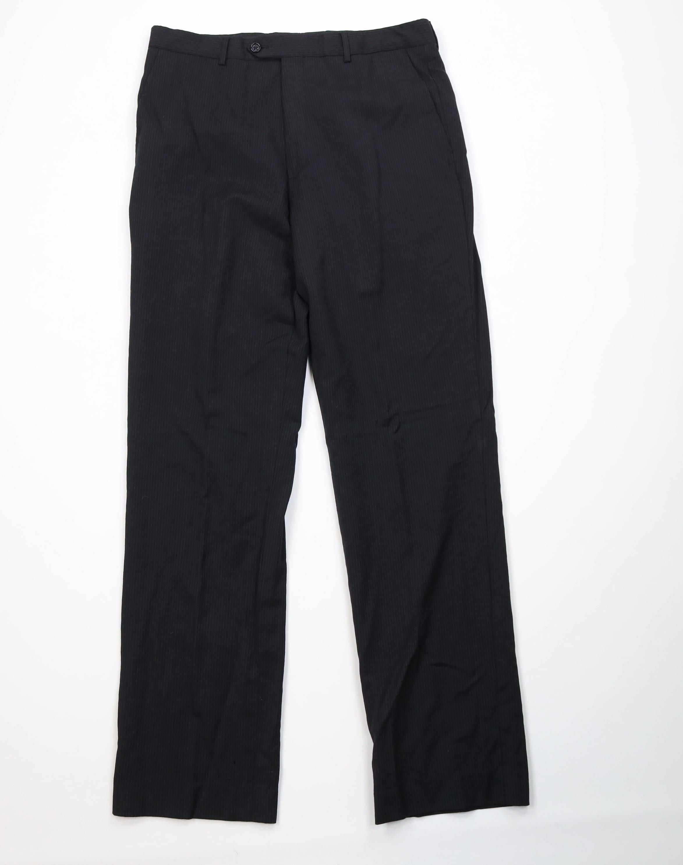 Vintage Vintage 90s Streetwear Pinstriped Wide Leg Chino Pants Size US 34 / EU 50 - 1 Thumbnail