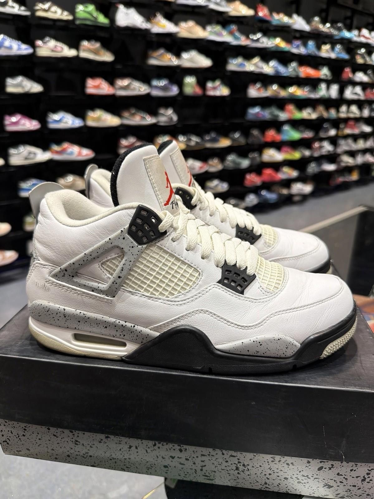 Jordan Brand Air Jordan Retro 4 White Cement 2016 Size 8.5 OG Authentic Size US 8.5 / EU 41-42 - 4 Thumbnail