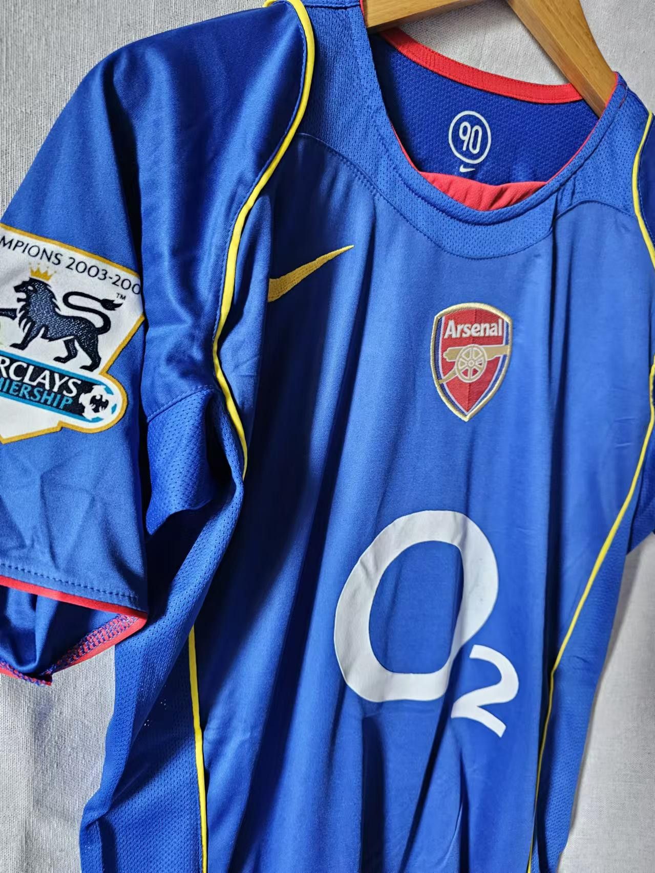 Other 2004 2005 Arsenal #14 Thierry Henry Jersey Away Size US L / EU 52-54 / 3 - 3 Thumbnail