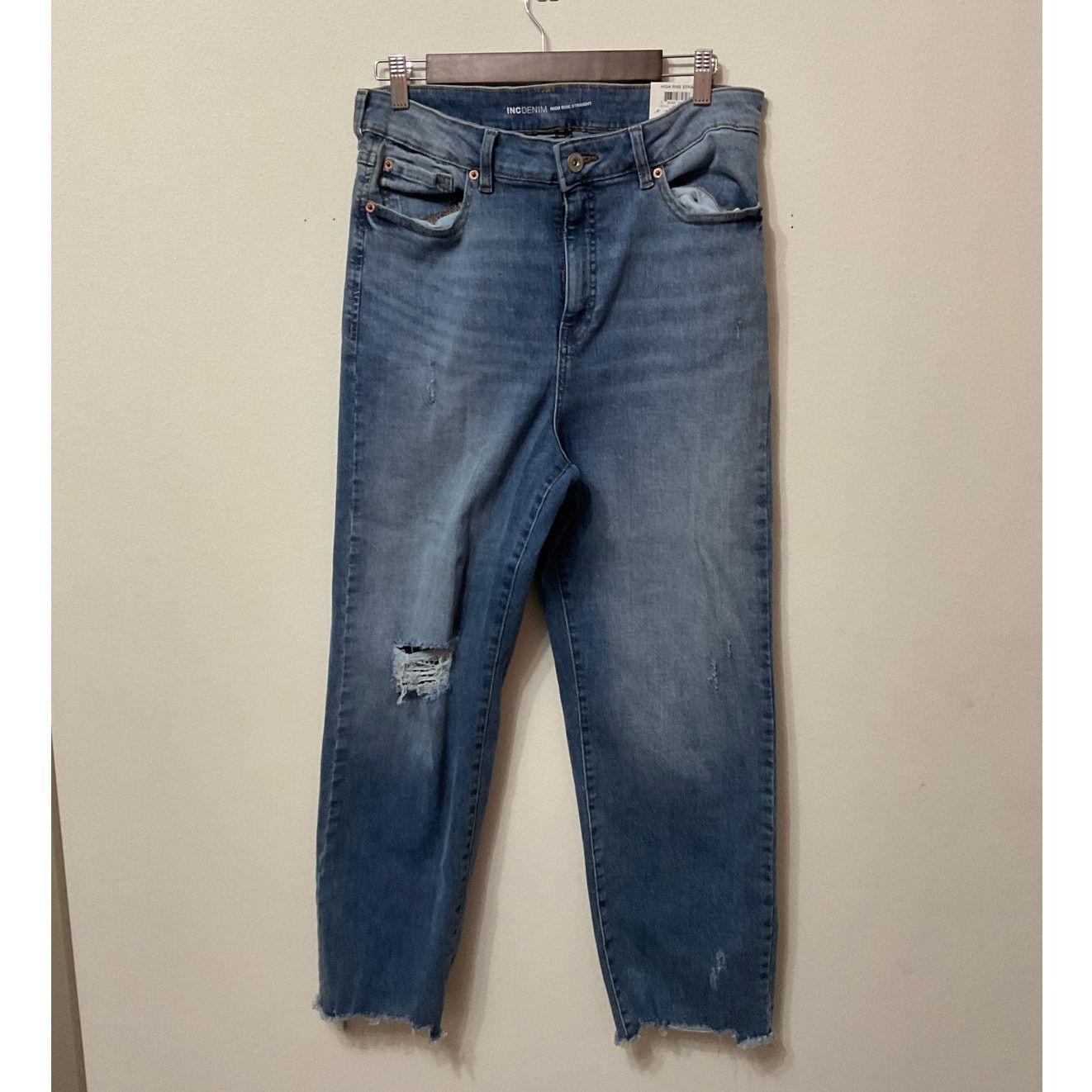 Other NWT International Concepts High-Rise Jeans Sz 12/31 $69 MSRP Size 34" / US 12 / IT 48 - 1 Thumbnail