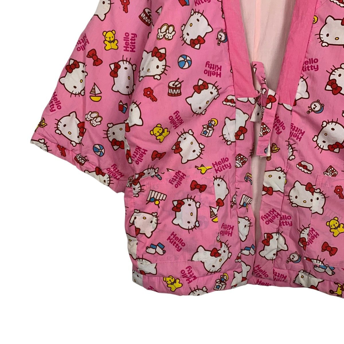 Japanese Brand Vintage HELLO KITTY Fullprint Pink Kimono Jacket #2820-C127 Size M / US 6-8 / IT 42-44 - 5 Thumbnail
