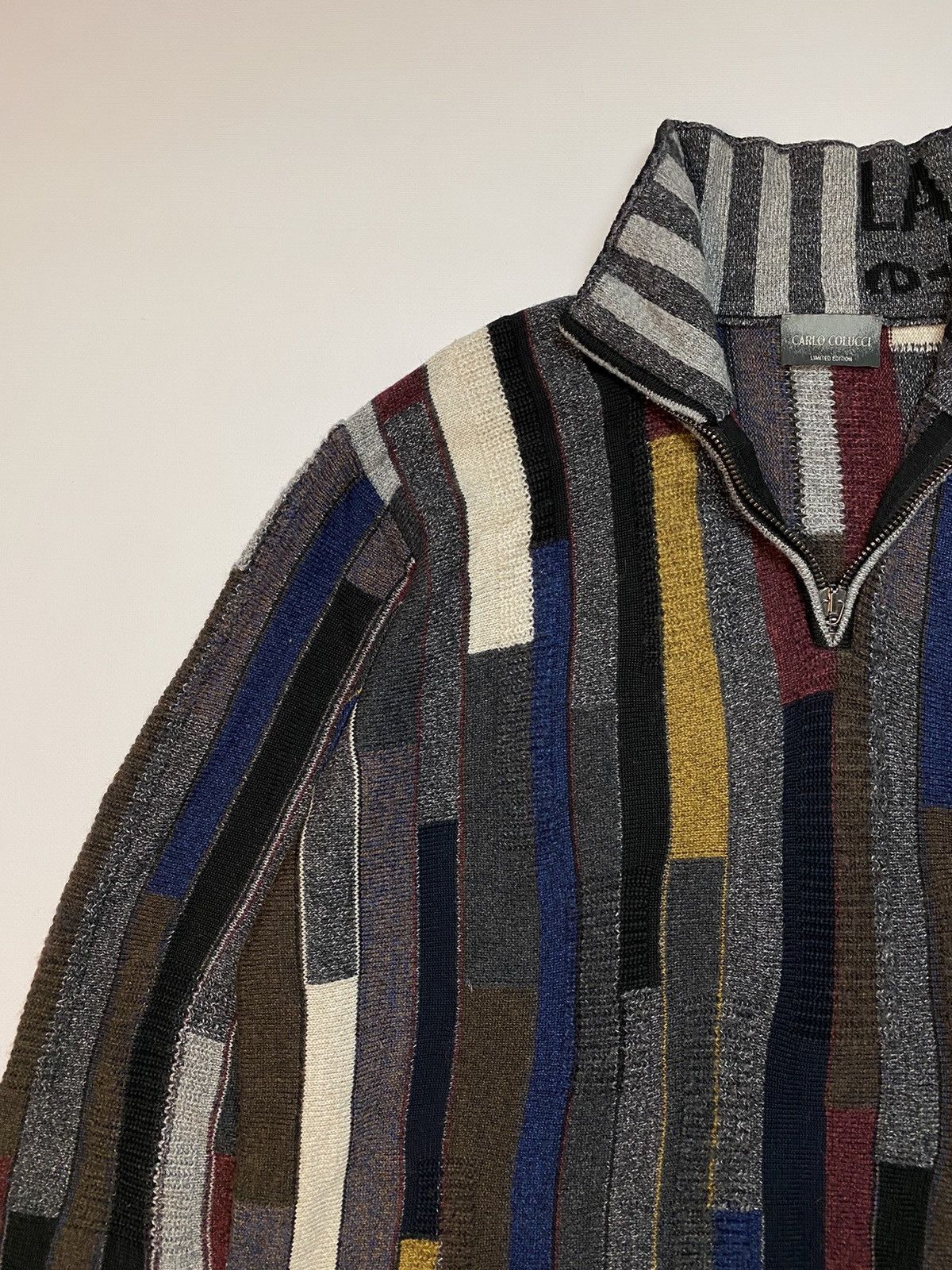 Vintage Carlo Colucci Limited Edition Sweater 1/3 Zip Japan