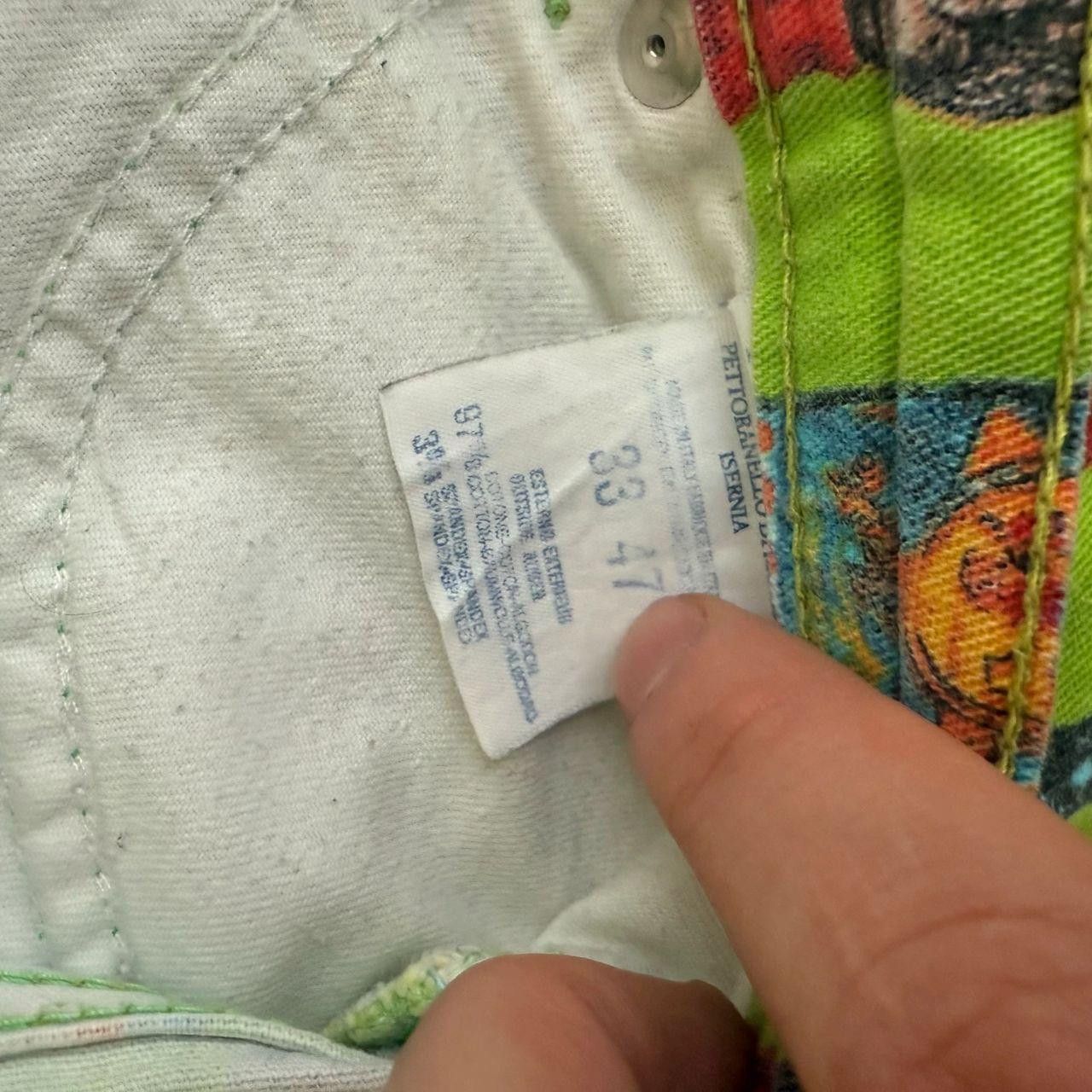 Versace Versace Vintage 90s Unique Design Full Print Made in Italy Size US 33 - 5 Thumbnail