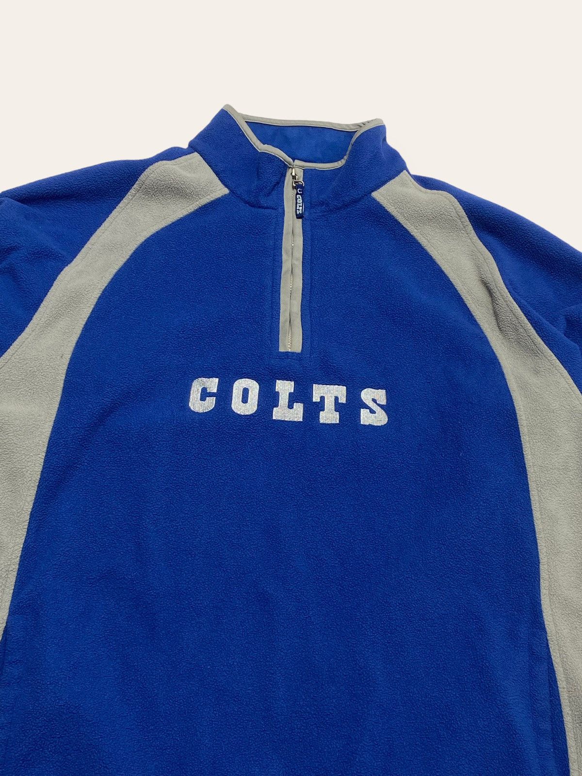 NFL Vintage COLTS Indianapolis NFL Fleece Big Logo Y2K Size US XL / EU 56 / 4 - 2 Thumbnail