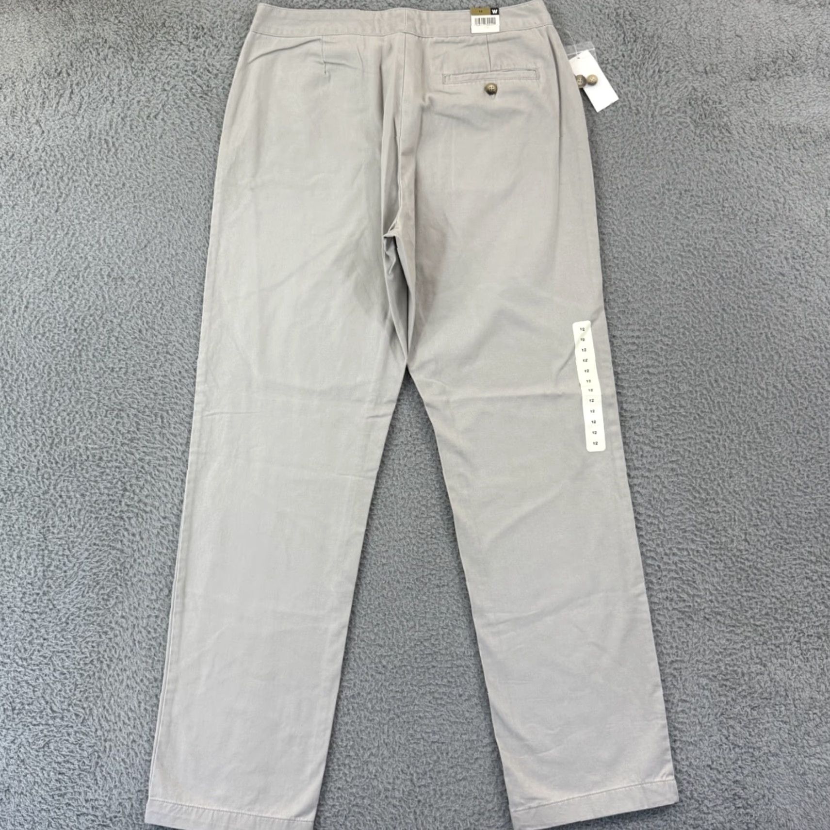 Gap VINTAGE GAP Pants Womens 12 Beige Khaki Low Rise Chino Preppy Career 32x32 NWT Size 34" / US 12 / IT 48 - 6 Thumbnail