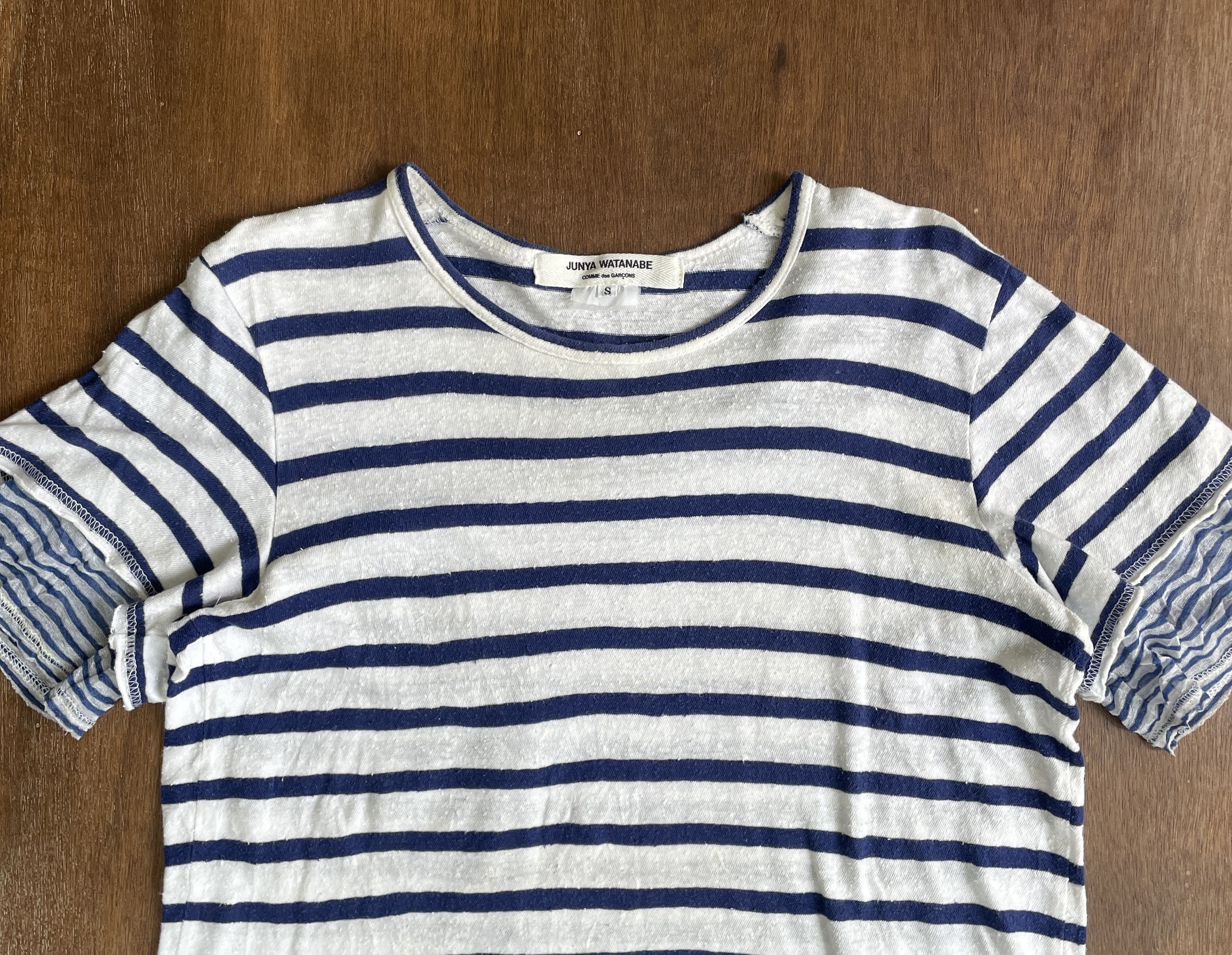 Comme des Garcons JUNYA WATANABE COMME des GARCONS 2010 Striped Top Size US S / EU 44-46 / 1 - 2 Thumbnail