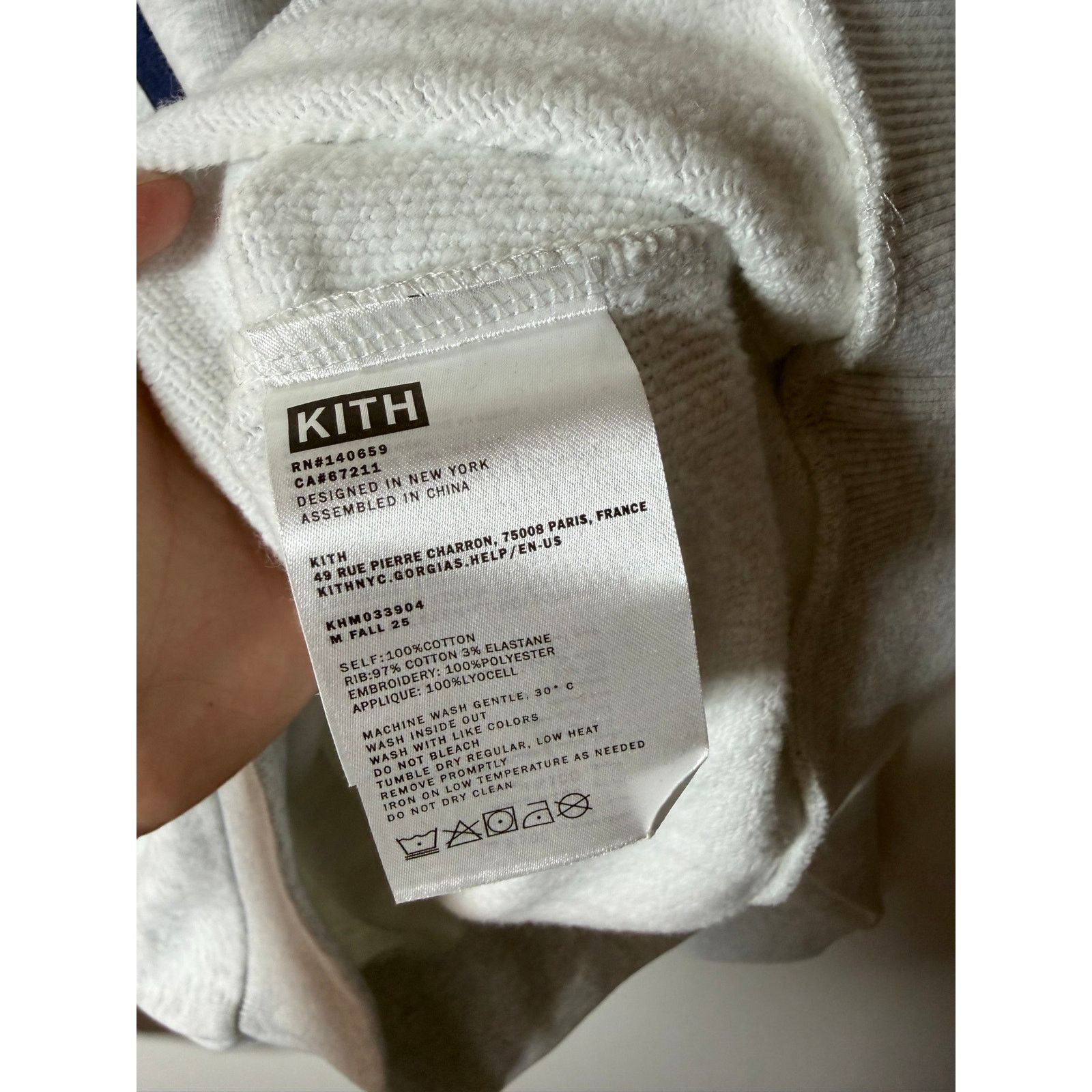 Kith Kith Collegiate Nelson Crewneck 'Light Heather Grey' Size US L / EU 52-54 / 3 - 5 Thumbnail