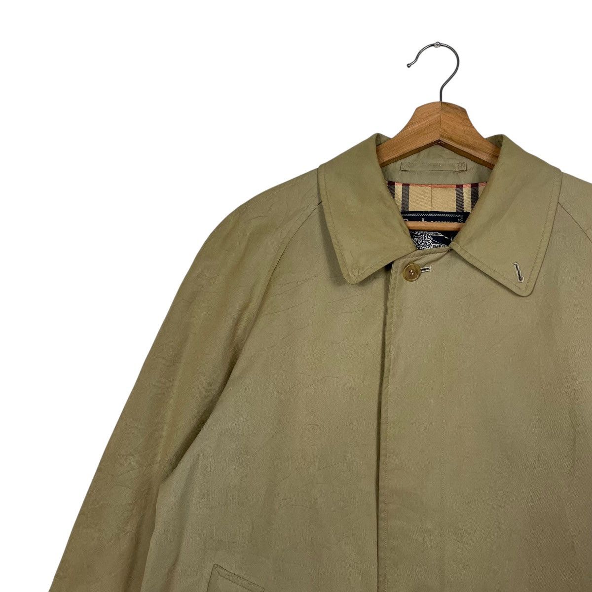 Burberry Vintage Burberrys Nova Check Trench Coat Size US M / EU 48-50 / 2 - 7 Thumbnail