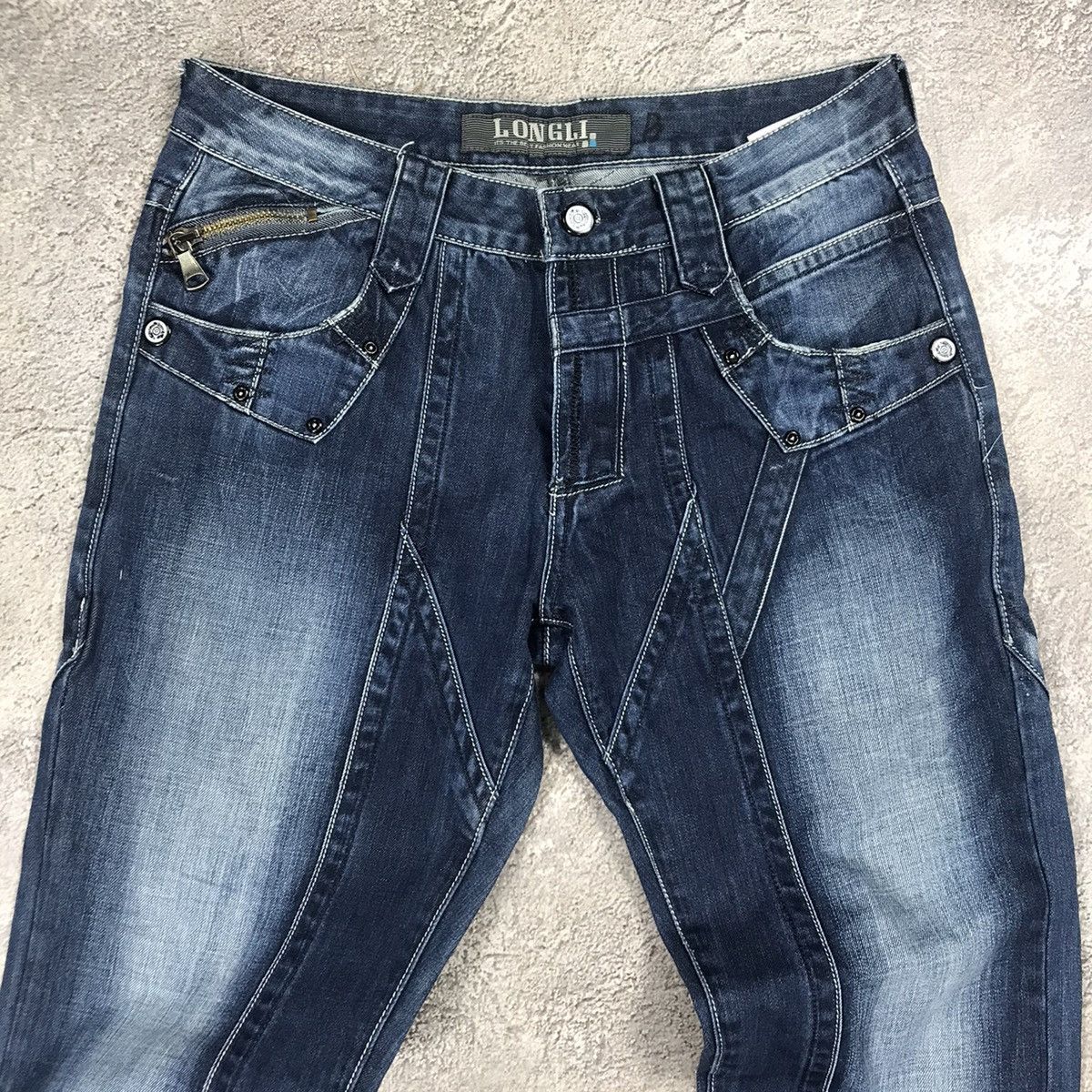 Vintage Vintage Y2K Baggy Wide Leg Distressed Jeans Streetwear 32 Size US 32 / EU 48 - 3 Thumbnail