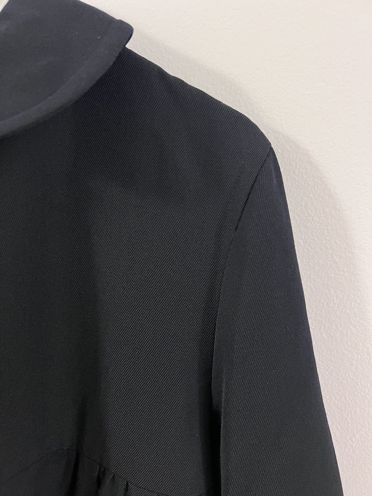 Comme des Garcons SHIRT Comme Des Garcons Shirt Dark Blue Wool Coat Size S Size S / US 4 / IT 40 - 10 Thumbnail