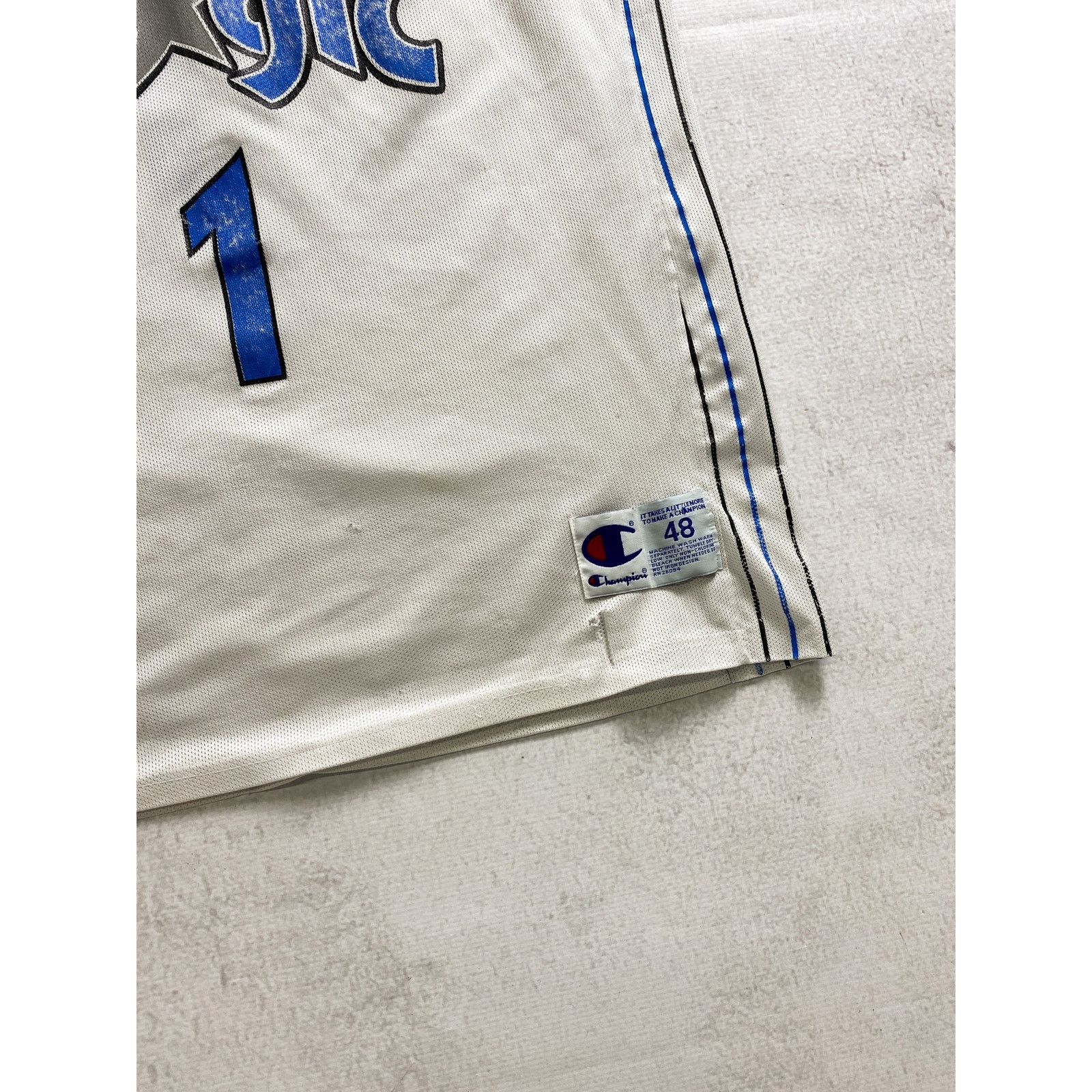 NBA Vintage 90s NBA Orlando Magic Jersey Shirt - Men's XL Size US XL / EU 56 / 4 - 4 Thumbnail