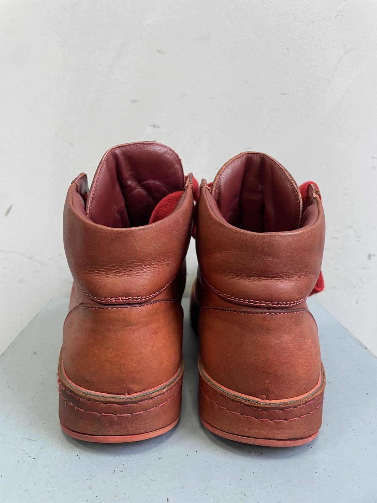 Ann Demeulemeester Ann Demeulemeester boots Leather Shoes Avant-Garde Style Size US 8.5 / IT 38.5 - 8 Thumbnail