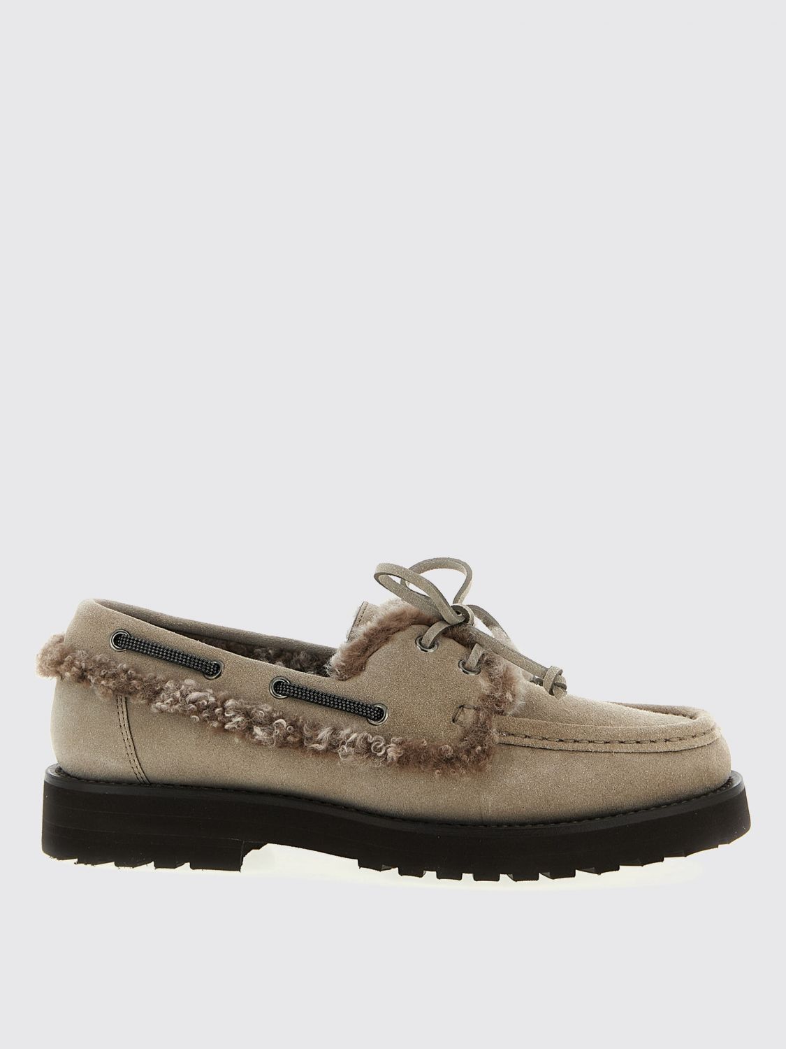Brunello Cucinelli Loafers Woman Grey