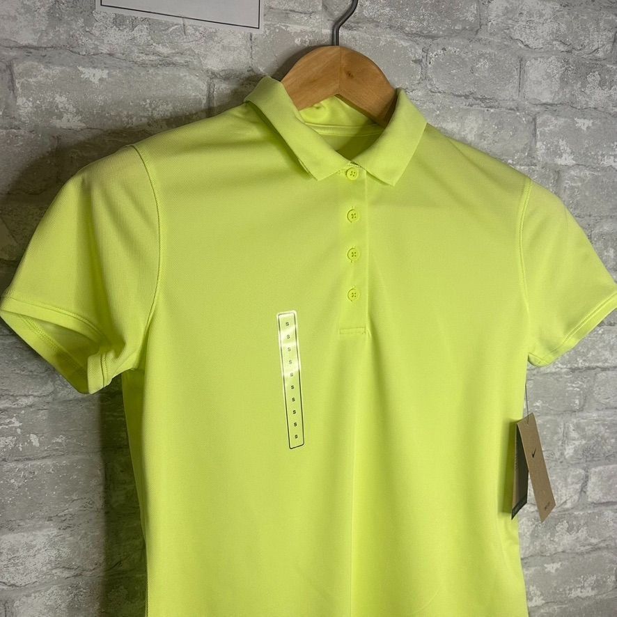 Nike Nike Women's Dri-Fit Victory Golf Polo NWT Size Small (Lemon Size S / US 4 / IT 40 - 3 Thumbnail