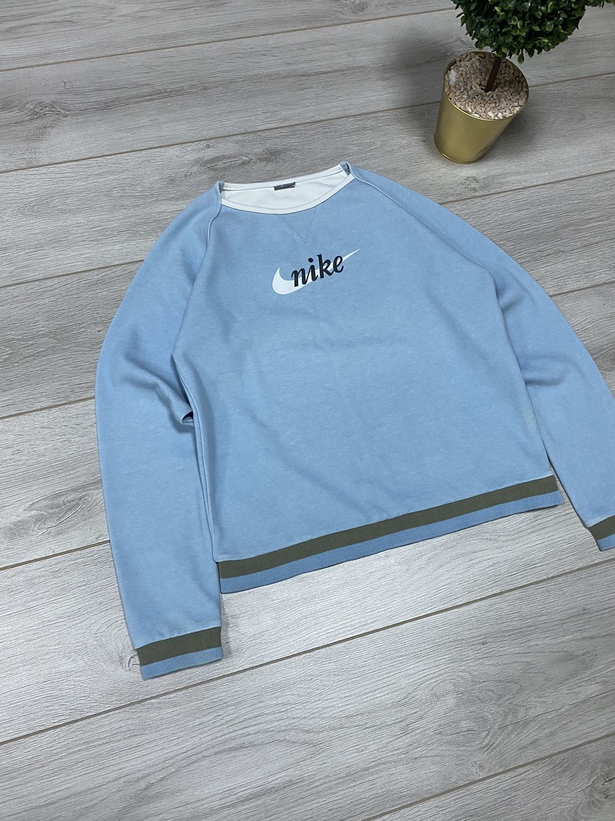 Nike Nike vintage big logo swoosh sweatshirt Size US M / EU 48-50 / 2 - 6 Thumbnail