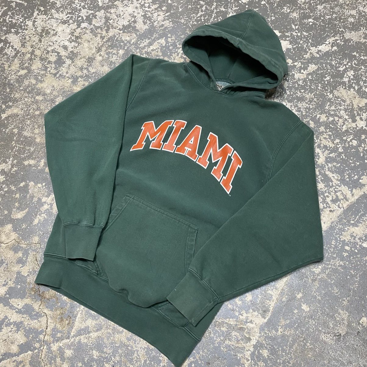 Vintage Vintage Miami University Reverse Weave Hoodie Size US M / EU 48-50 / 2 - 2 Thumbnail