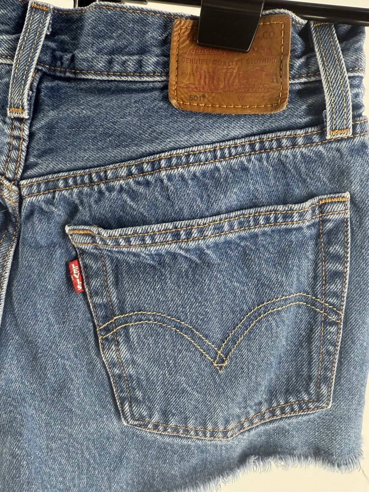 Levi's 501 Buttonfly Levi's LeStrauss Denim Blue Jean Shorts W 25 Size 25" / US 0 / IT 36 - 5 Thumbnail