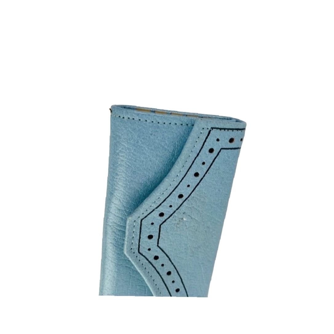 Vintage Princess Gardner Blue Key Holder Card Wallet Envelope Style Wallet 3.5" x 2" Blue Womens Mens Girls Size ONE SIZE - 3 Thumbnail